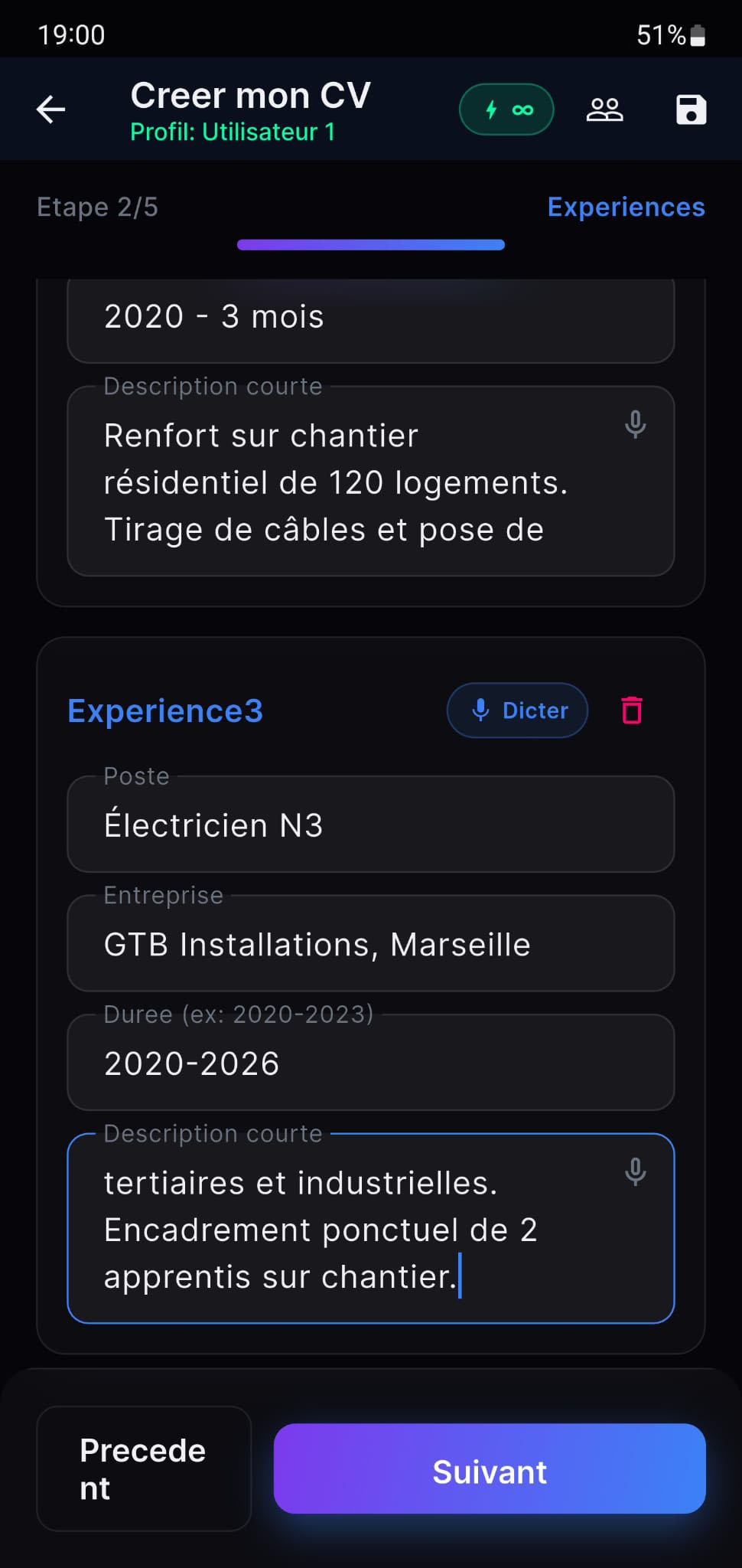 CV Generator IA - capture 4